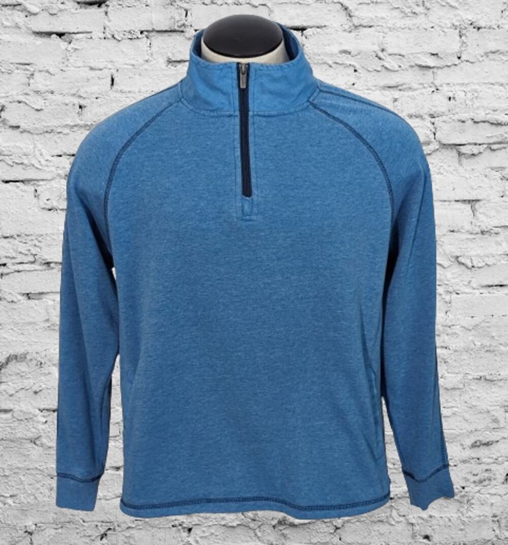 MARGARITAVILLE Long Sleeve Blue Lightweight Pullover Jacket Size MEDIUM
